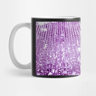 Photographic Image of Purple Glow of Crystals and Light Mug